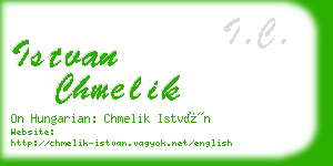 istvan chmelik business card